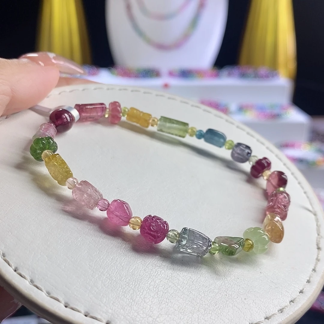 未镶嵌手链碧玺多宝