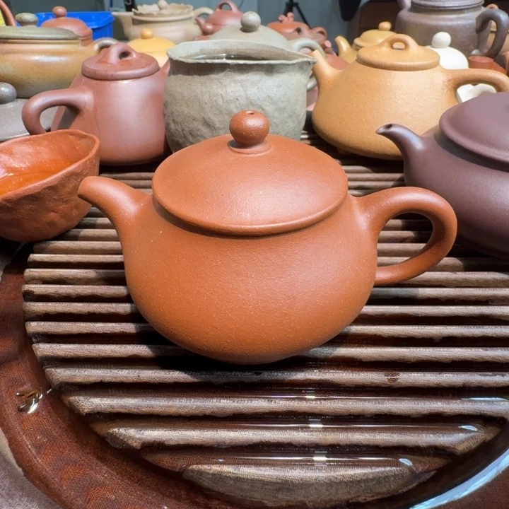 茶壶紫砂红将坡无添加170cc