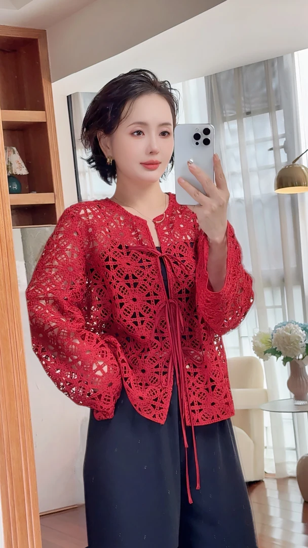 【25153】新中式民族风衬衫女春季新款长袖中国风上衣