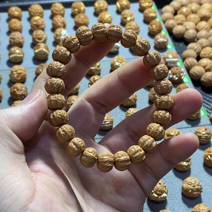 把件猴头核桃小八棱