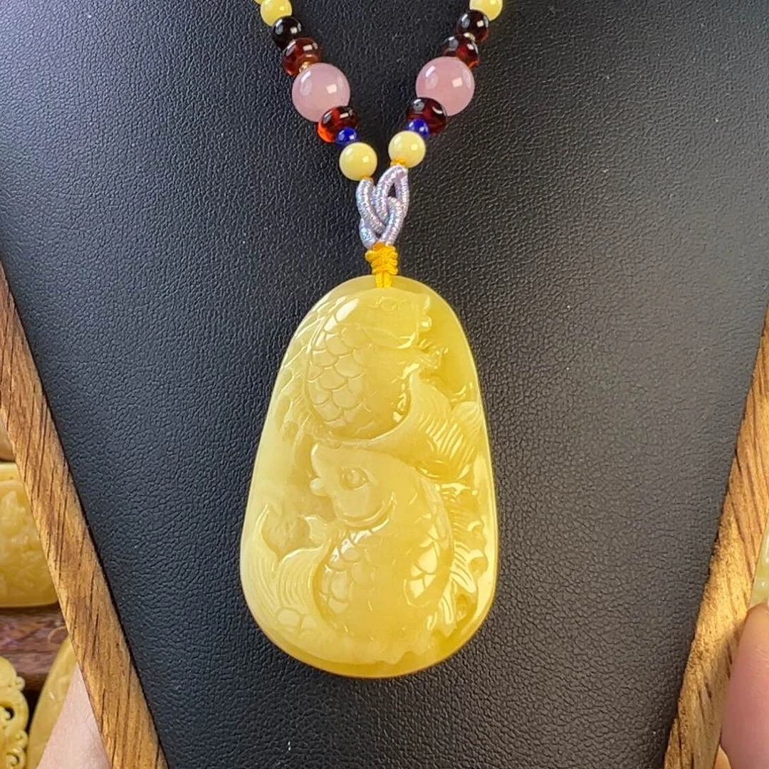 蜜蜡吊坠(赠链)未镶嵌