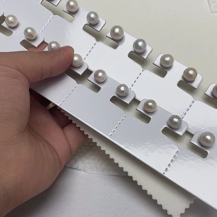 淡水珍珠耳饰银S925镶嵌