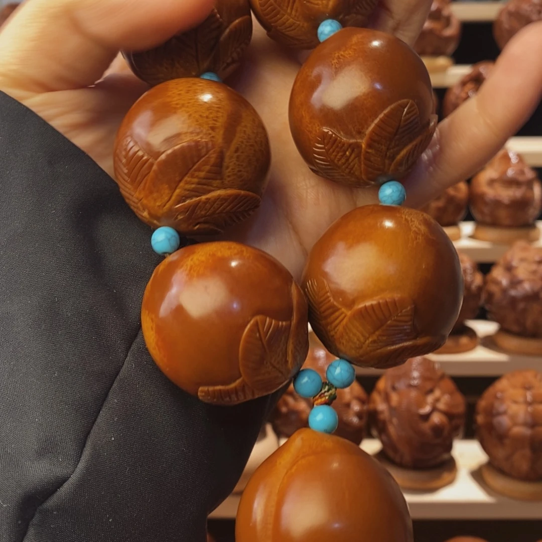 饕***餮橄榄核手串/手链橄榄