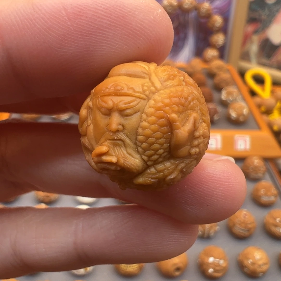 猴头核桃吊坠二爷定乾坤