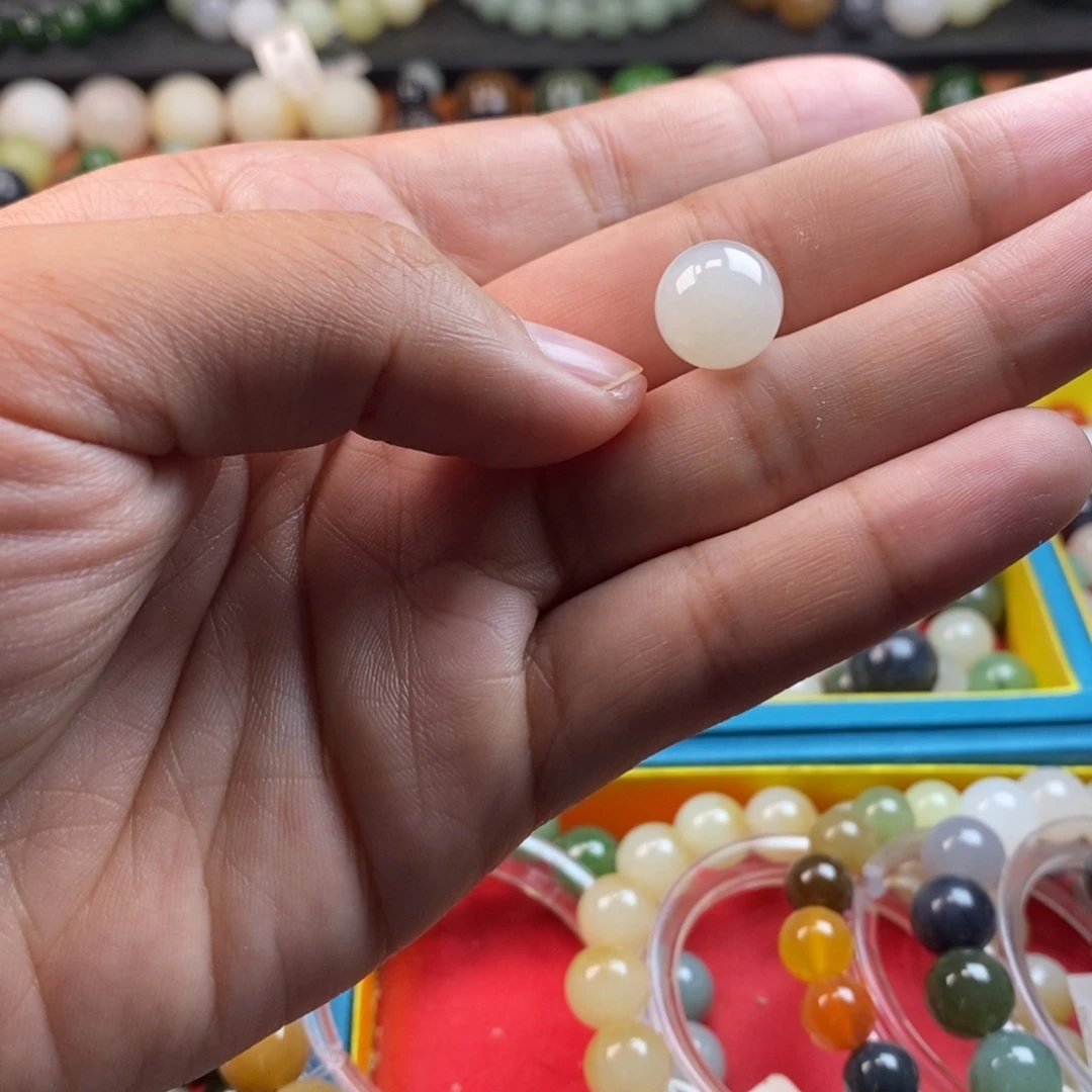 和田玉未镶嵌珠宝奇石卡12藕粉y