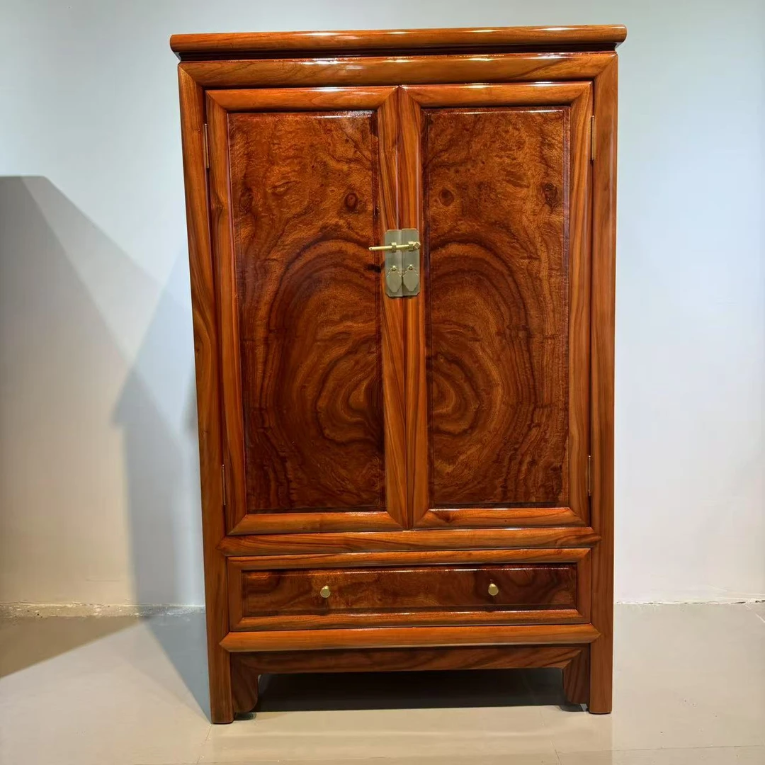 定制香樟木家具新中式古典衣柜定金连接