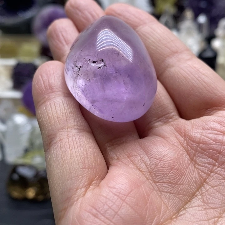 紫晶珠宝半成品未镶嵌