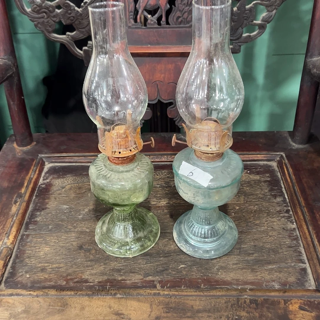 天***证水晶玻璃老民俗物件一物一拍