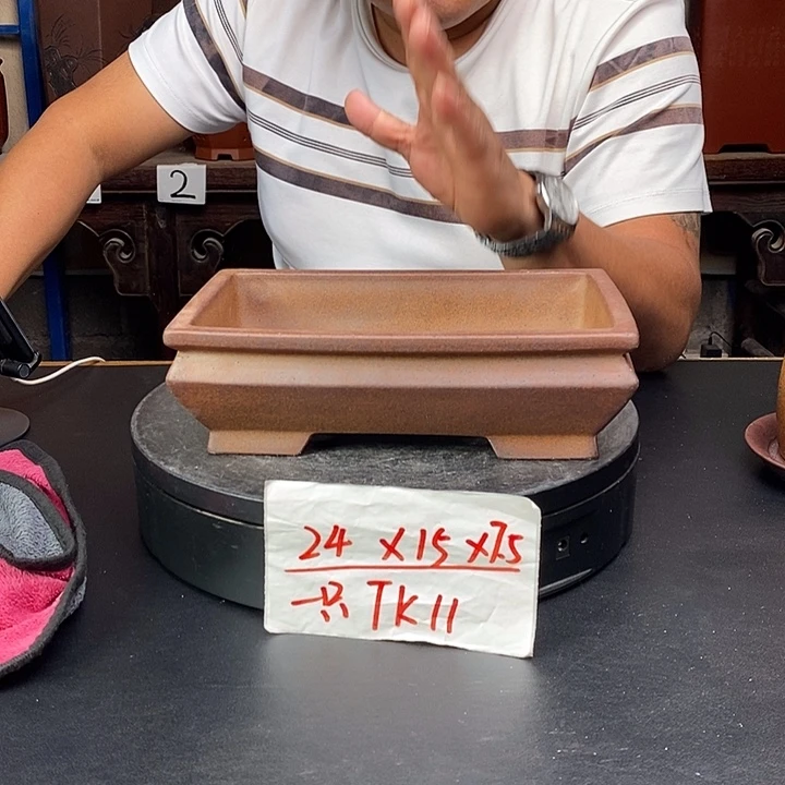 紫砂花盆货号一只TK11