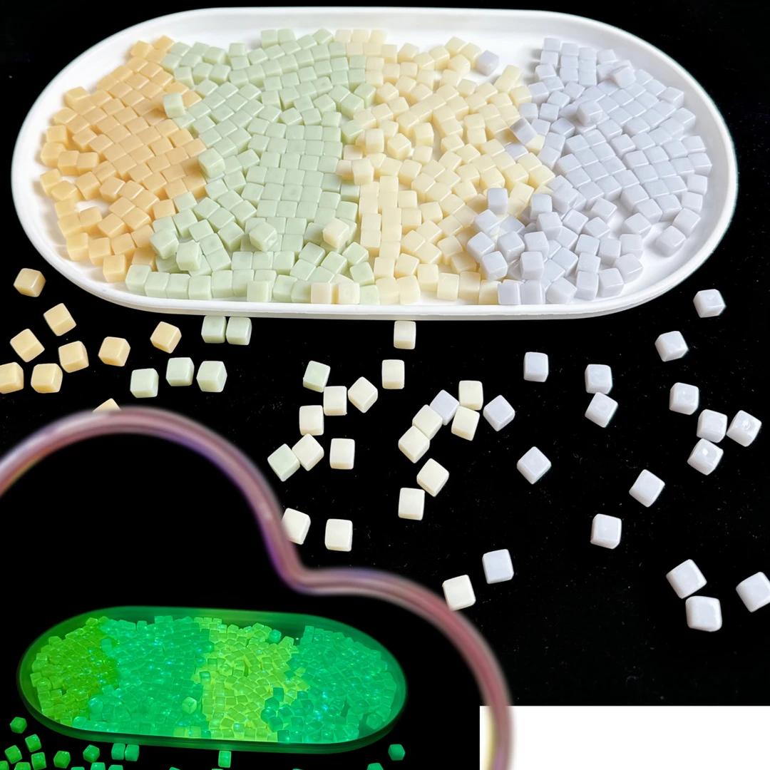 【苔间蜜语】0.8cm奶油小冰块 树脂diy摆件配饰