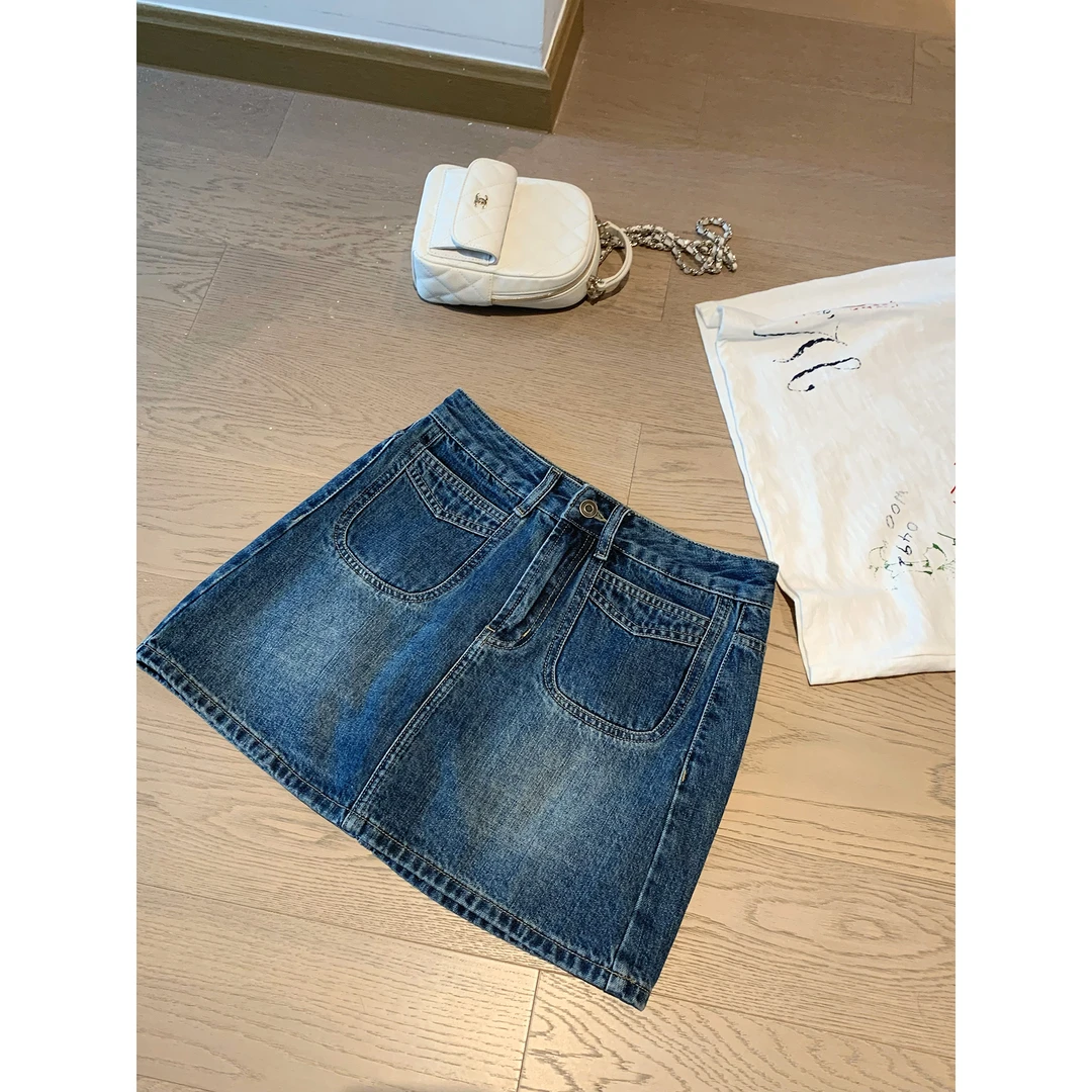 A字牛仔半身裙2506A151