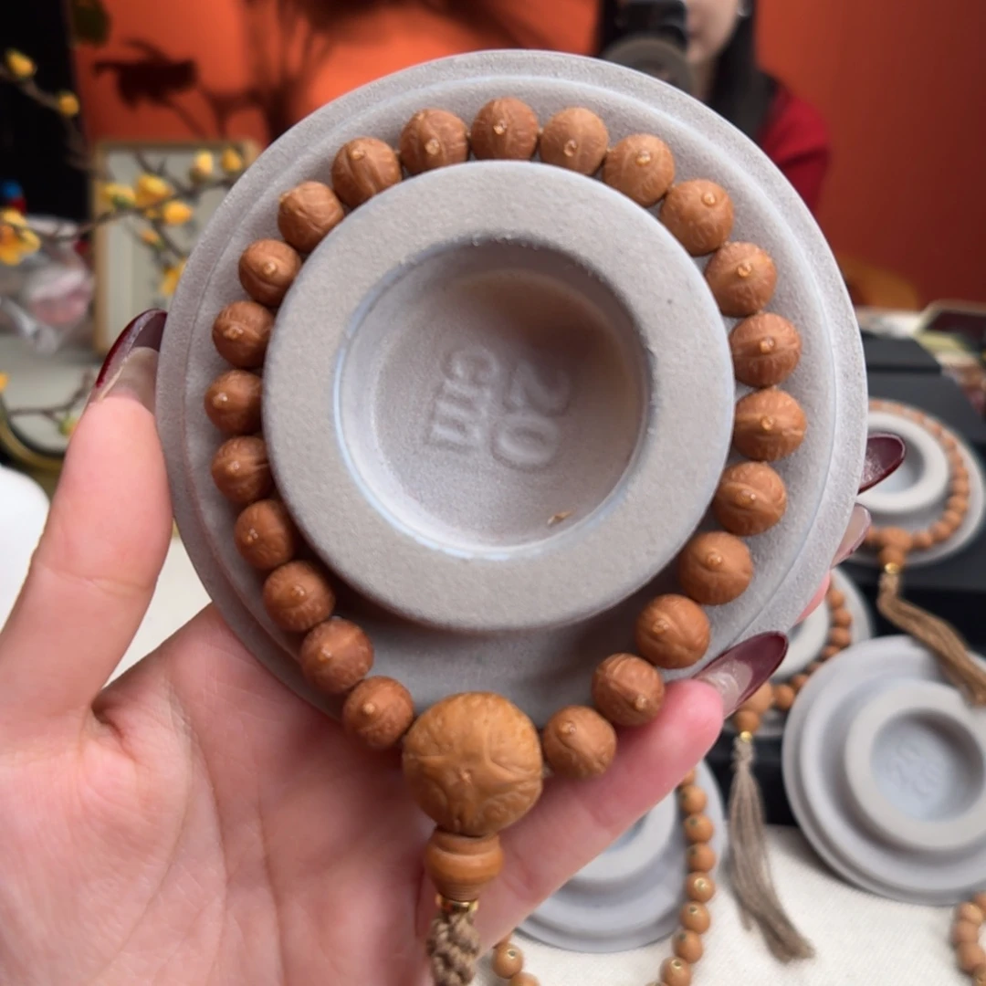 凤眼菩提手串冰*10mm铁籽单圈素串新籽头货