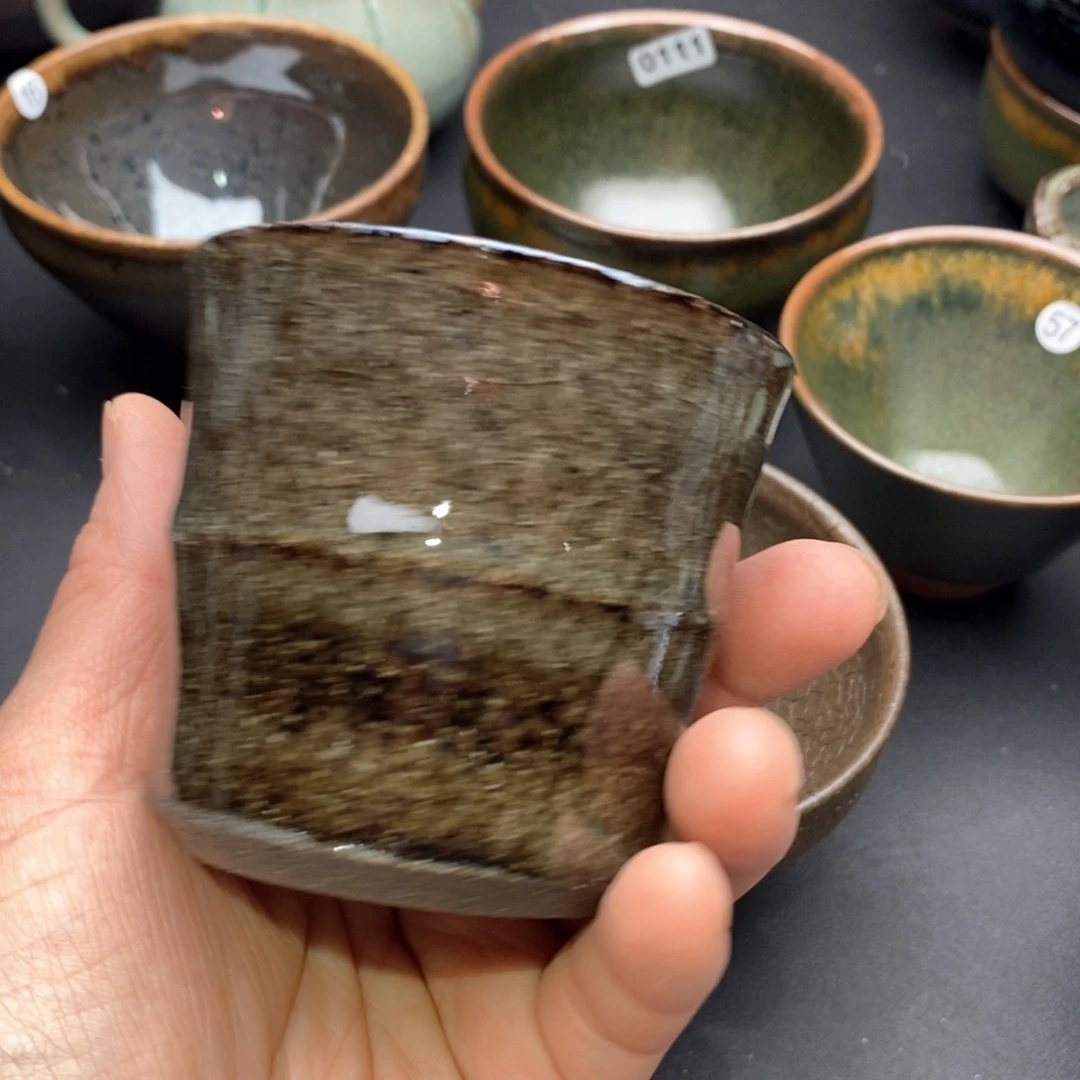 茶盏黄*红悠悠茶盏精品利福114