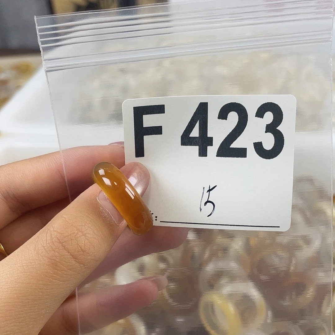 玛瑙/玉髓戒指合金423