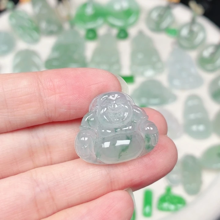 翡翠未镶嵌颈饰缅甸天然A货翡翠