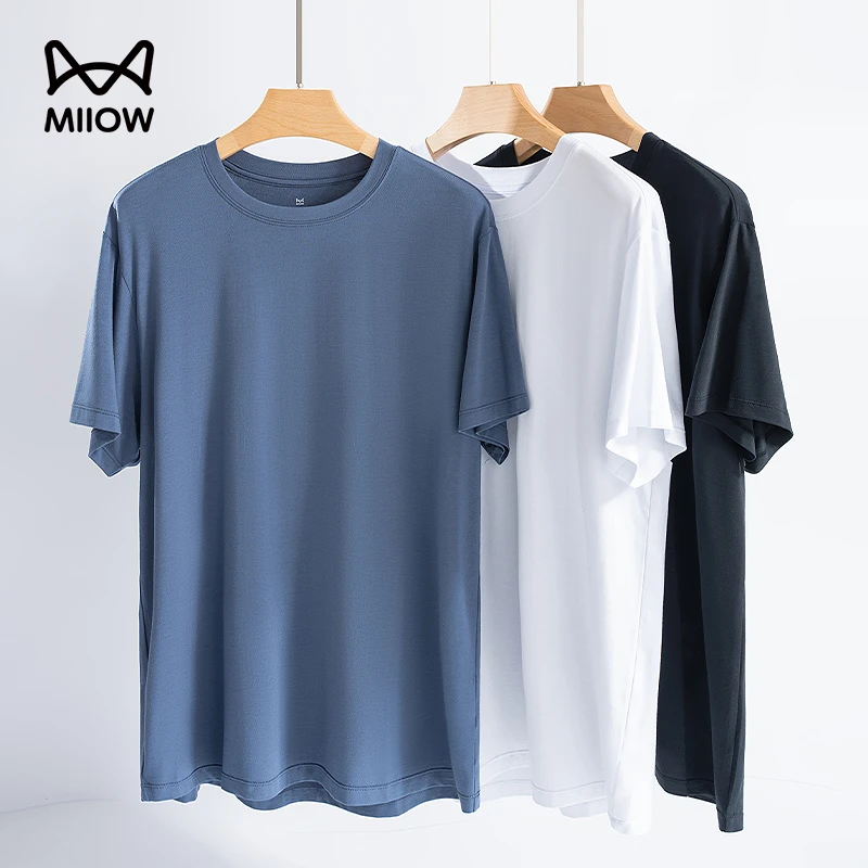 猫人男士凉感短袖T恤户外防晒上衣打底男装t恤衫透气凉感速干衣