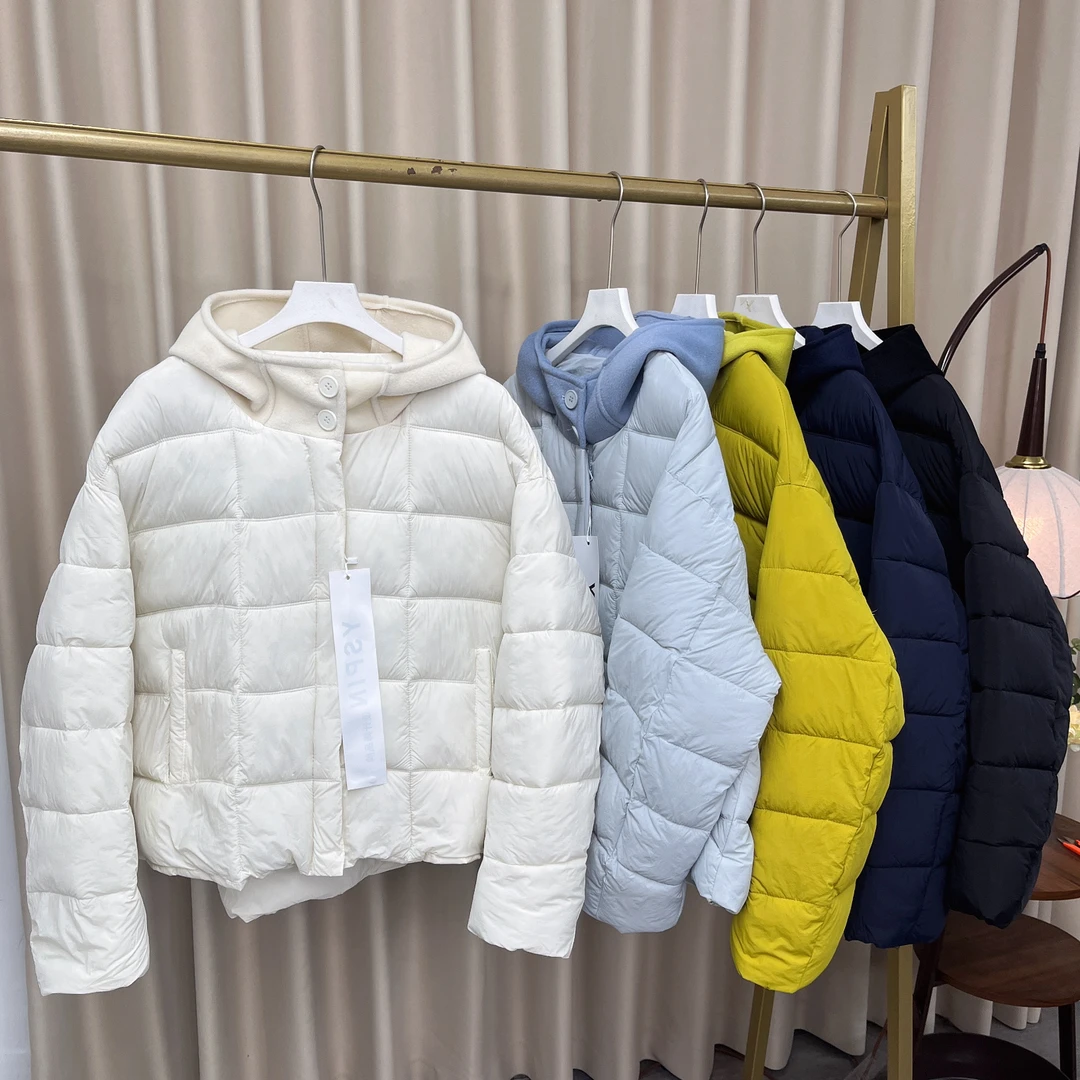 179【羽】女装棉服时尚百搭秋冬连帽宽松轻薄棉外套