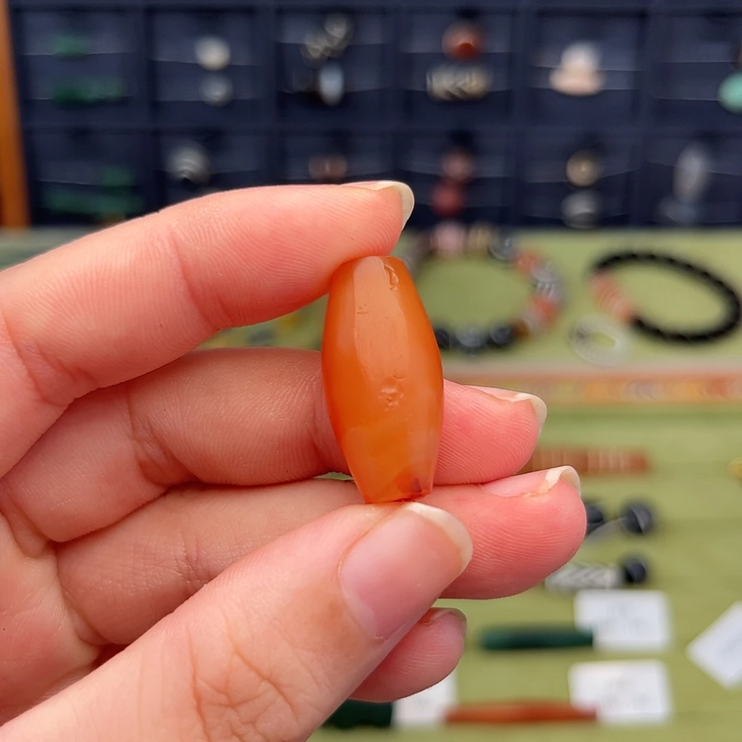 玛瑙/玉髓未镶嵌千岁珠子 包老包到代!