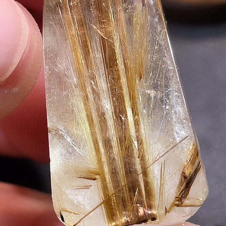 没***转颈饰未镶嵌发晶钛