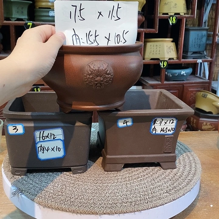 紫砂花盆紫砂花盆