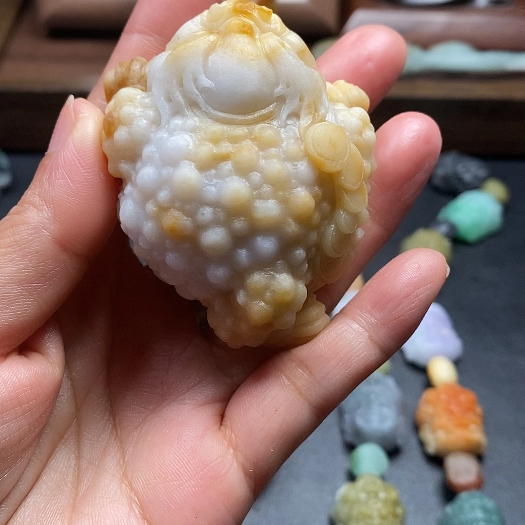 *****定制翡翠未镶嵌毛货抛光