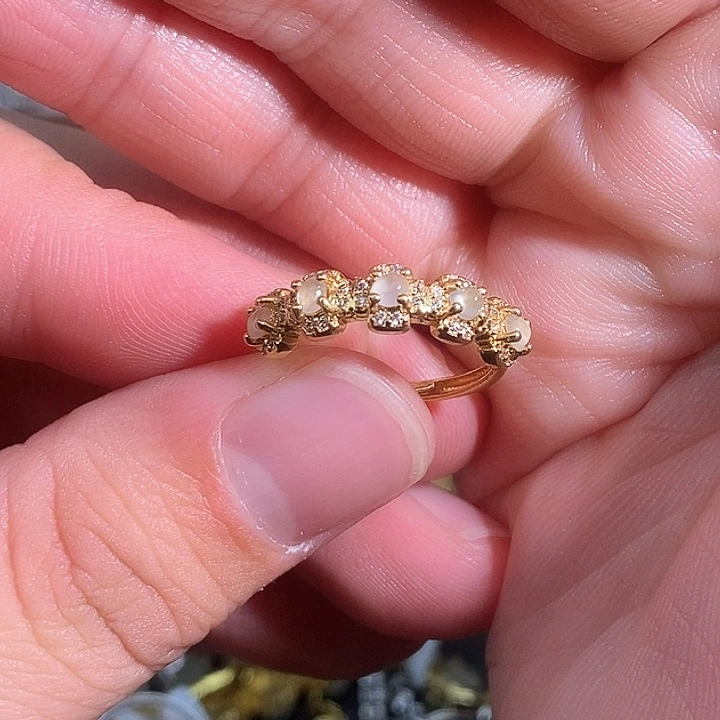 翡翠未镶嵌戒指翡翠首饰未镶嵌戒指128