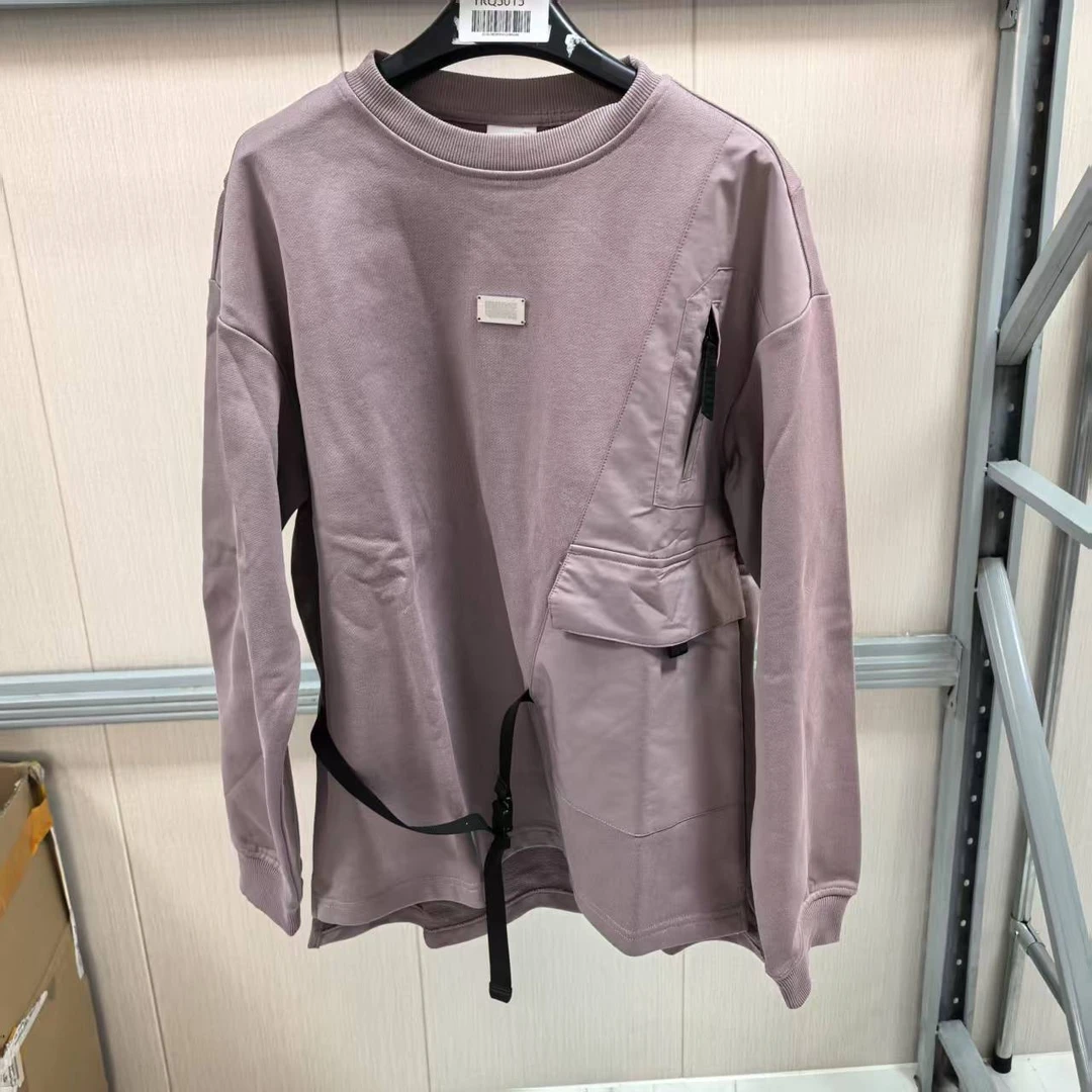 （直播）LNG 都市机能系列 不对称半马甲拼接卫衣 男女同款 LWDR549