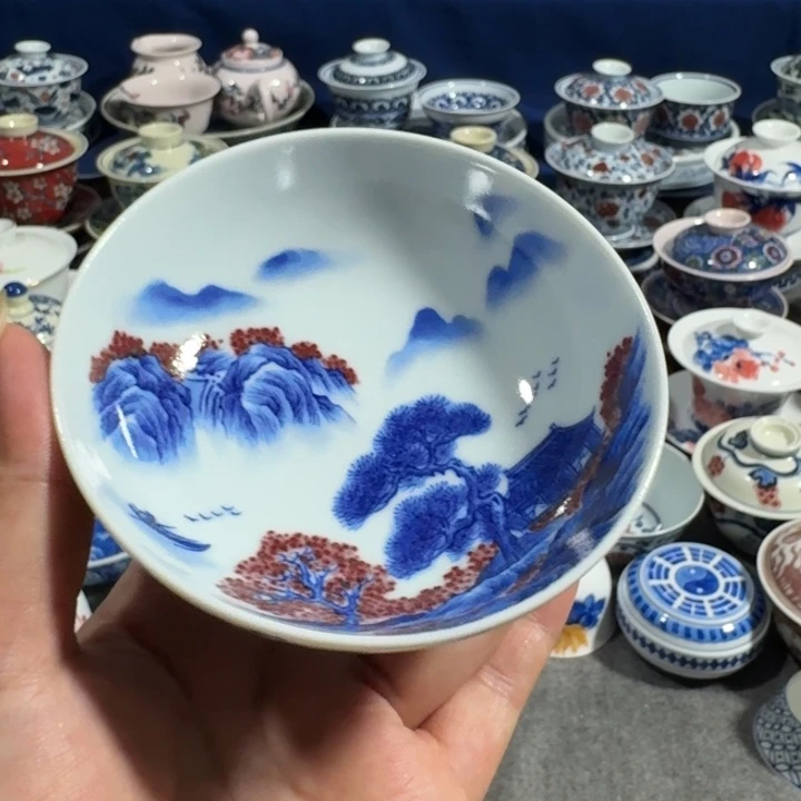 景德镇手工手绘杯