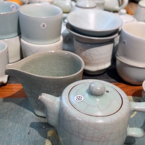 杯雨*北宋官瓷煤烧公道＋壶