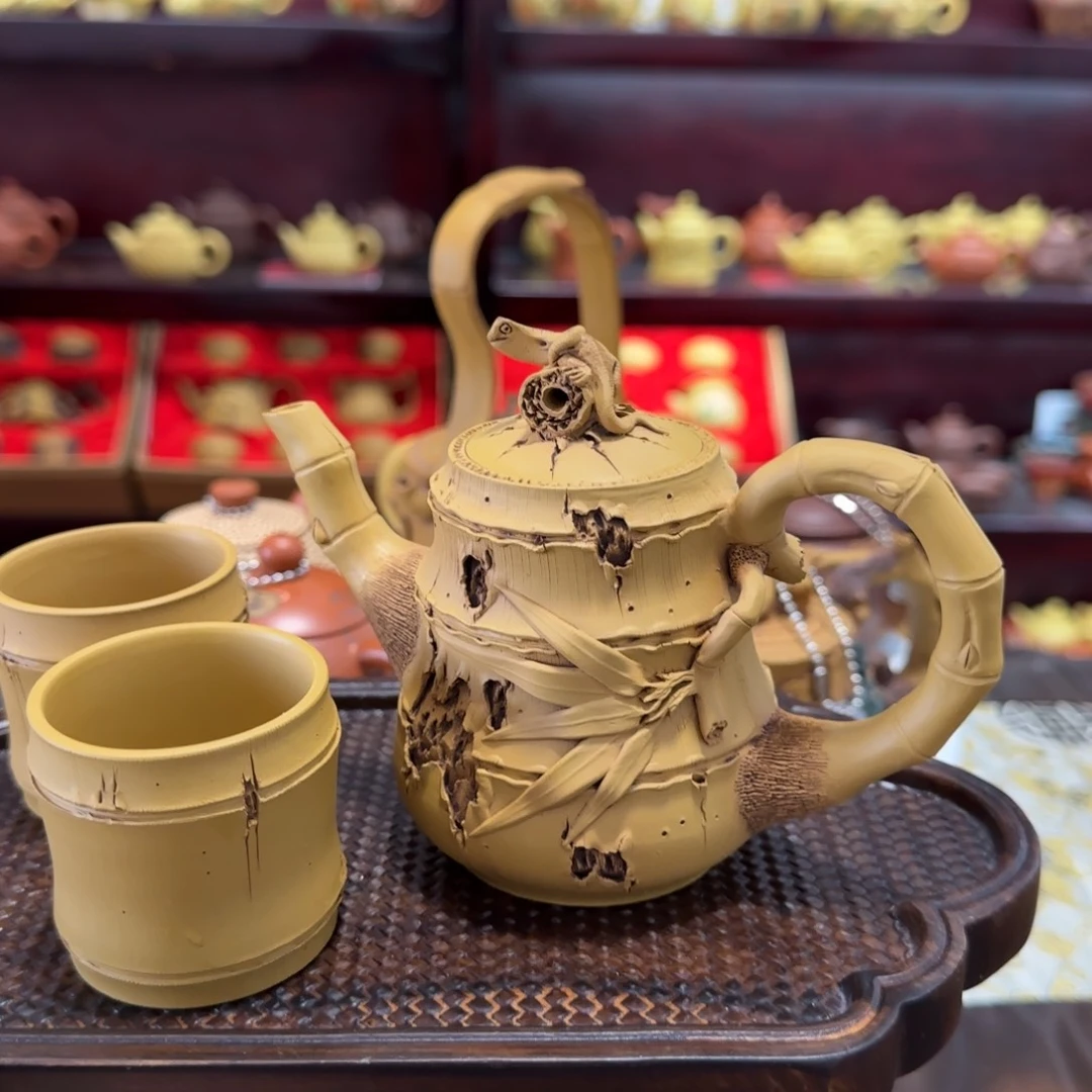 【闪购商品】紫砂茶壶葫芦竹节