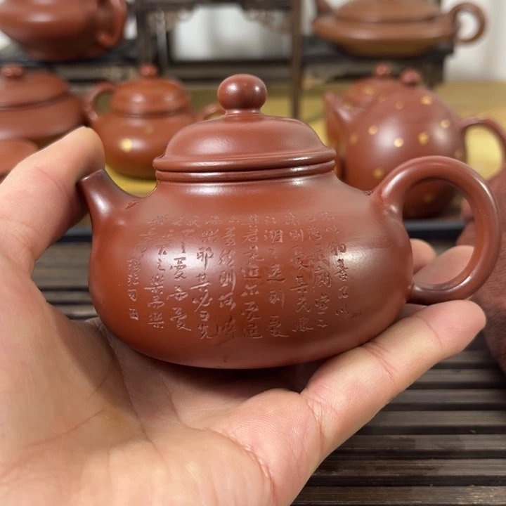 紫砂茶壶原矿紫砂半手工制作