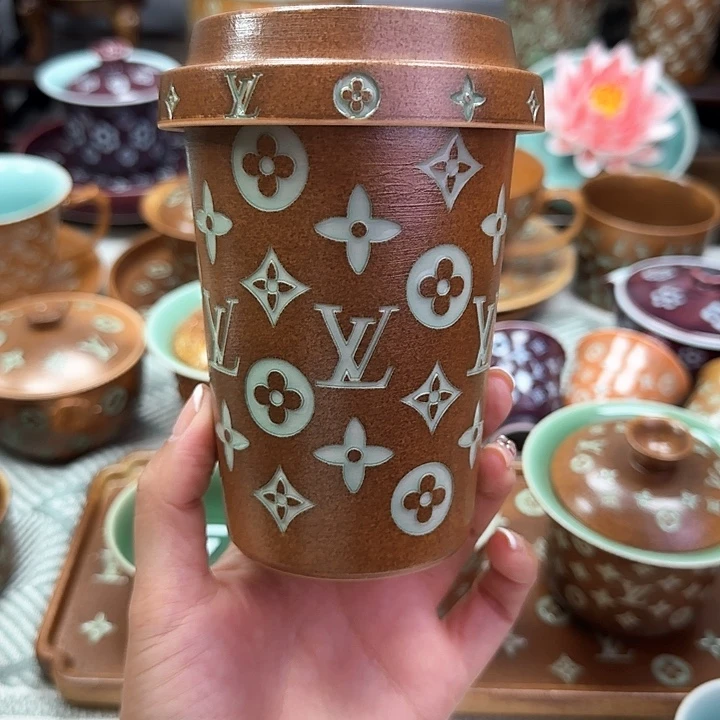 B***B龙泉青瓷手工制作工艺青瓷杯