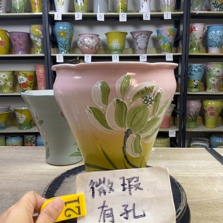 景德镇陶瓷花盆的