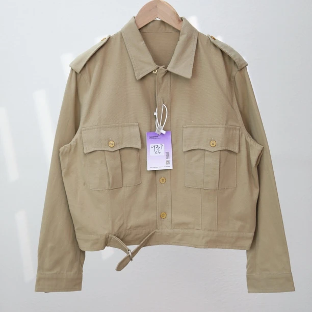 买手店春秋女款沙漠风休闲短款牛仔外套937-C-5-8