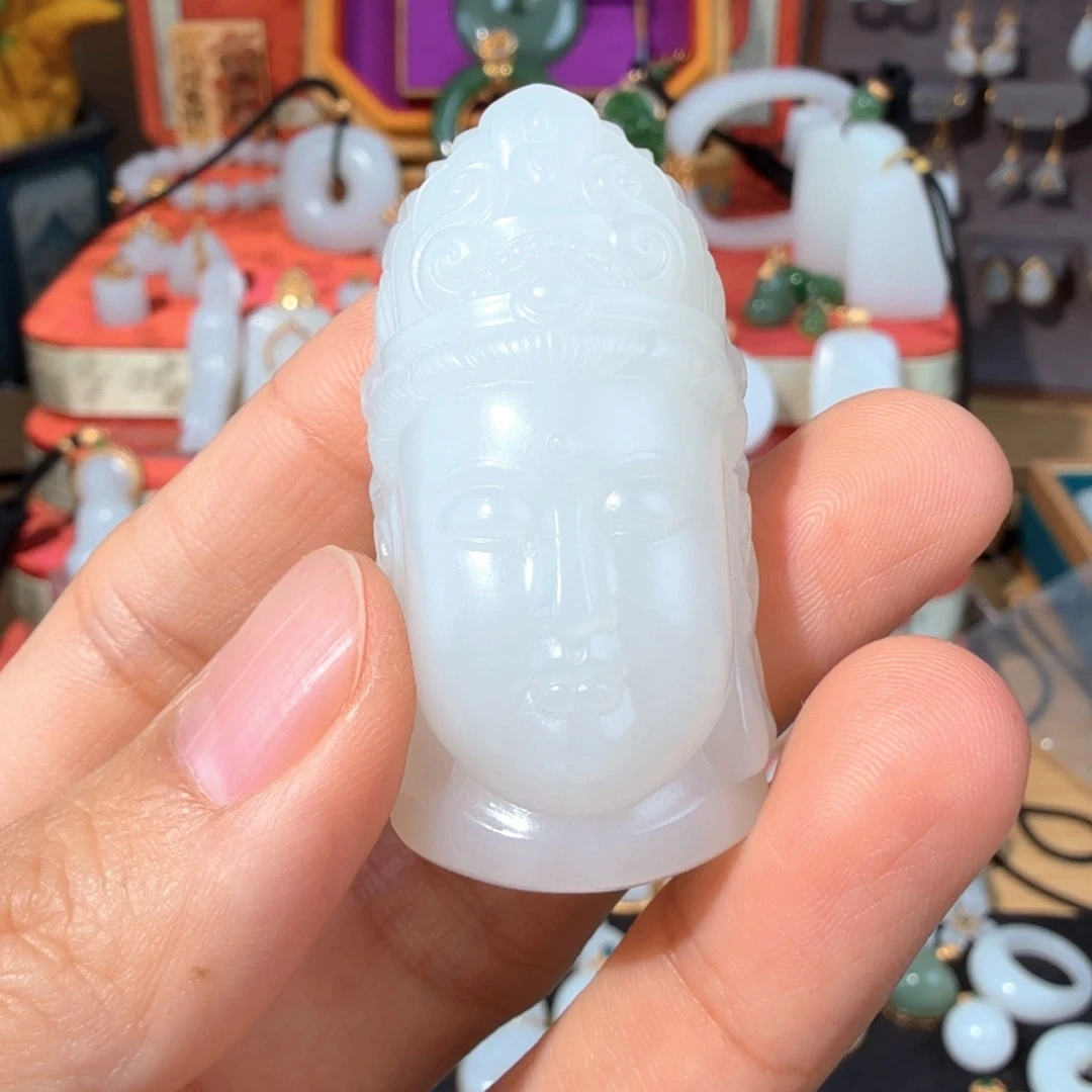 摘***星颈饰未镶嵌和田玉