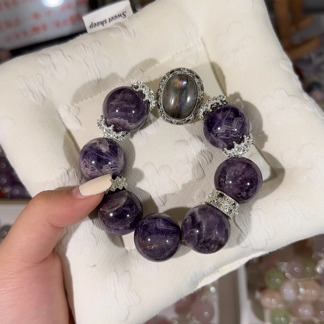 黄晶手链未镶嵌哈哈