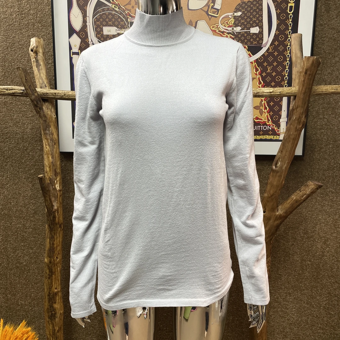 99新 GIORGIO ARMANI/阿玛尼 纯色高领针织衫 48码  11137