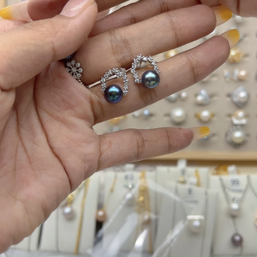 ****姐合金戒指淡水珍珠