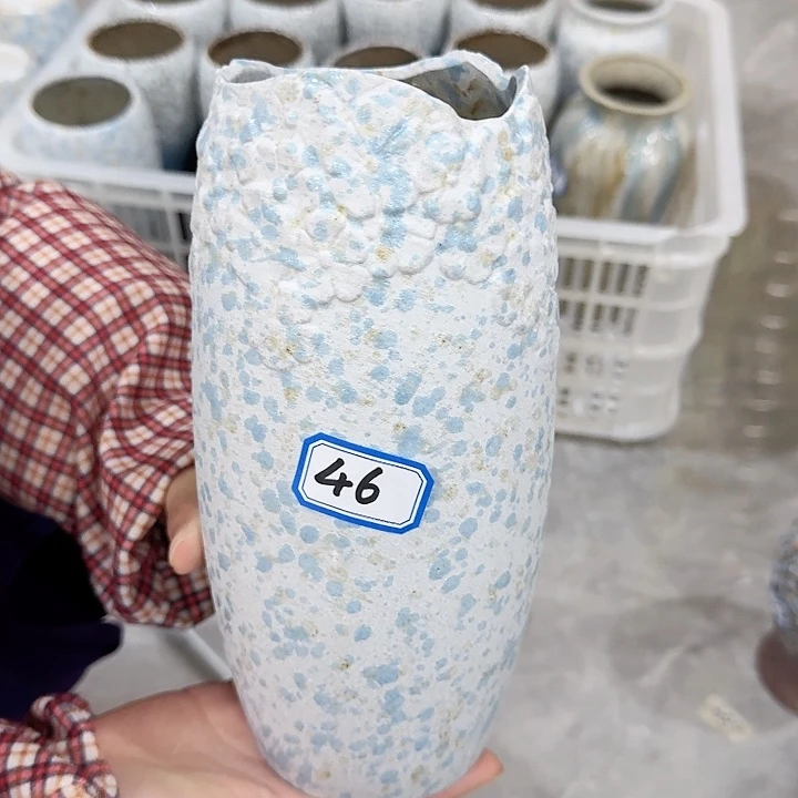 瓶简**活46号复古陶瓷高24厘米微瑕一个