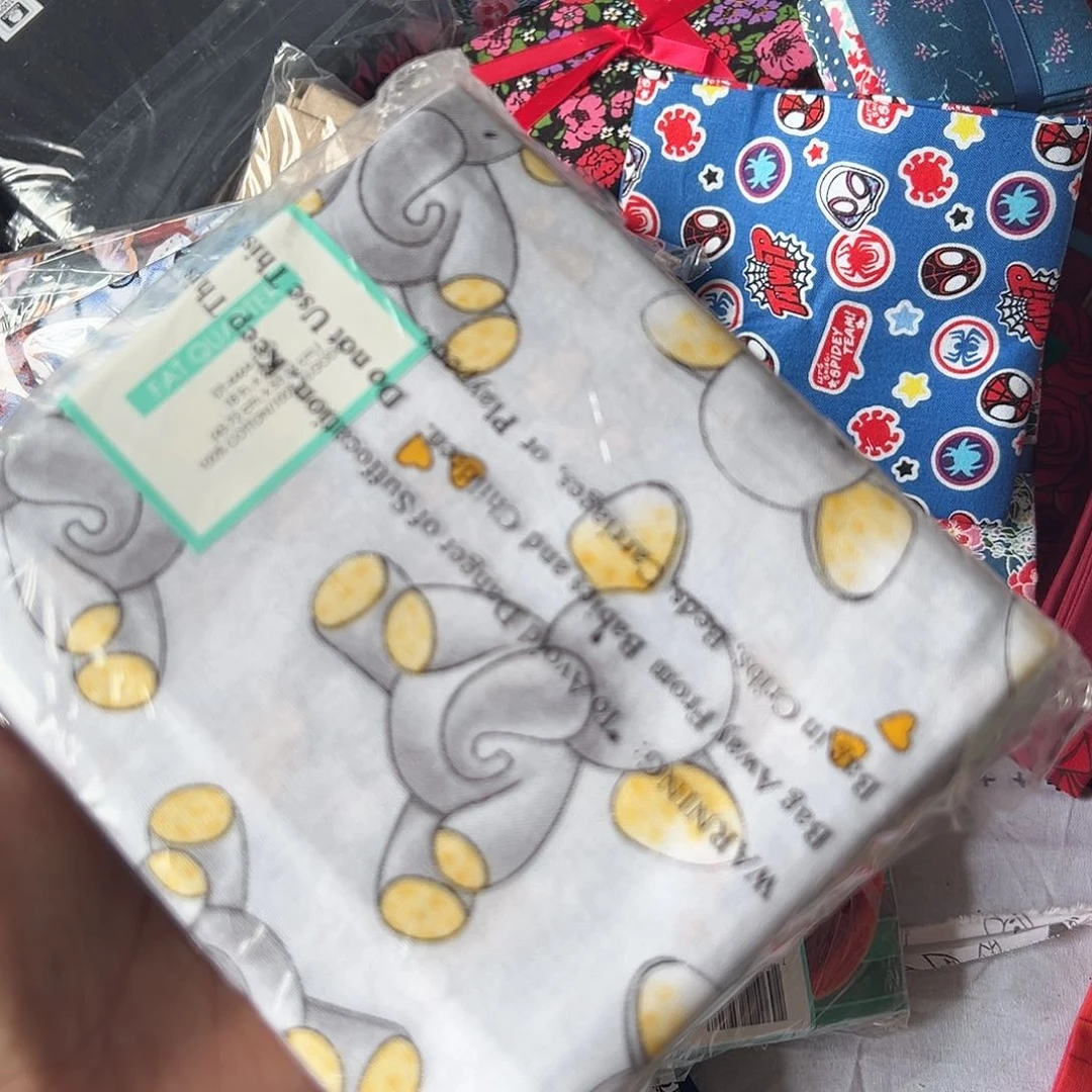 3片品牌纯棉小布块45.50厘米一片