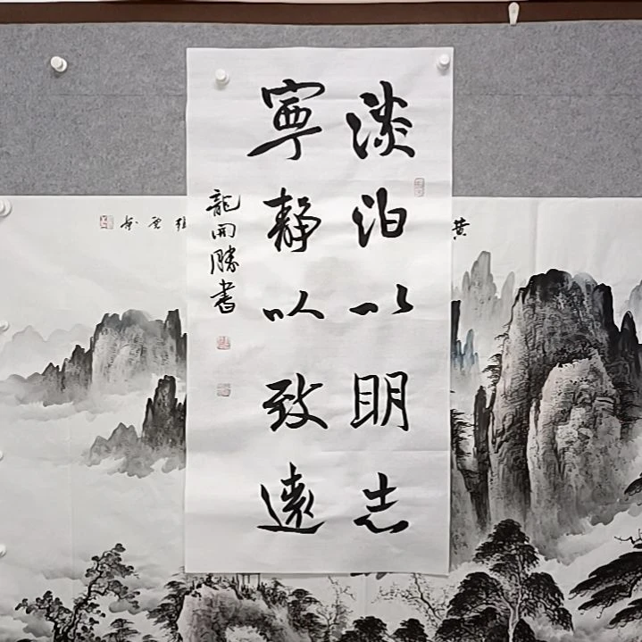 书法淡泊以明志宁静以致远三