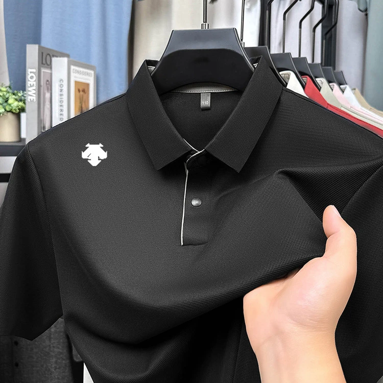 【海外撤柜 正品破价】轻奢男士翻领polo衫全无痕舒适百搭短袖T恤