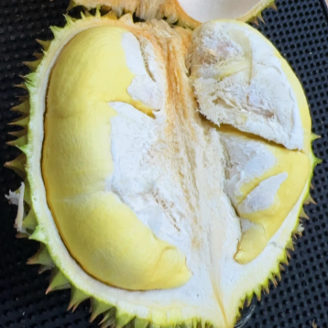 【金凤一号泰国金枕鲜榴莲核小】约6斤｛实际重量为准、默认开果｝榴莲同城送金枕泰国