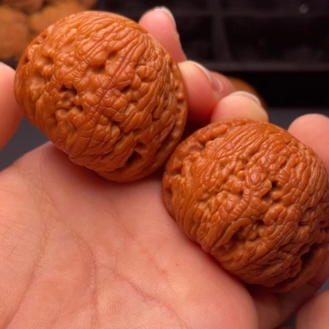 文玩核桃把件秦岭山脉核桃