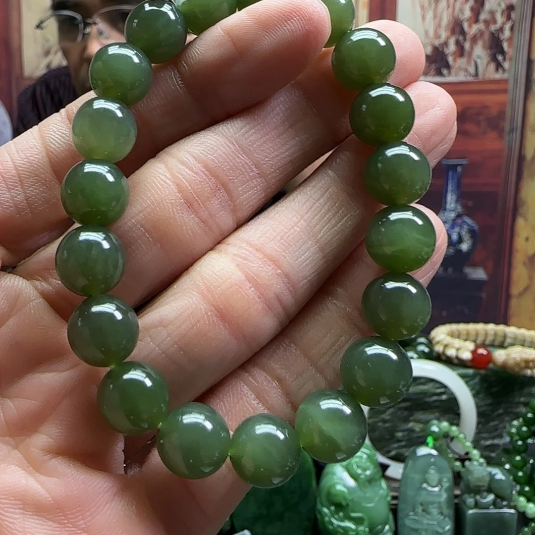 和田玉未镶嵌珠宝奇石项链