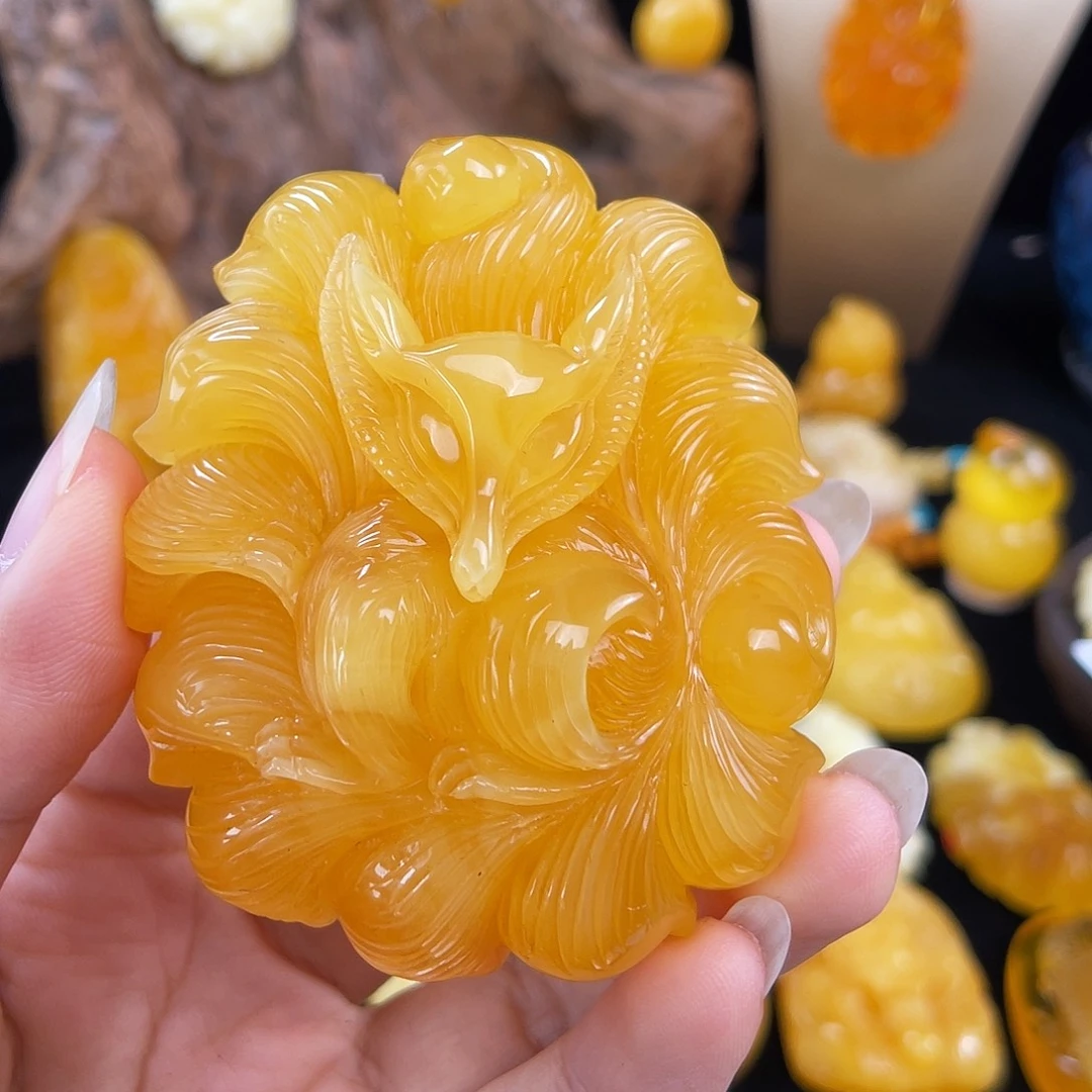 琥珀未镶嵌珠宝奇石