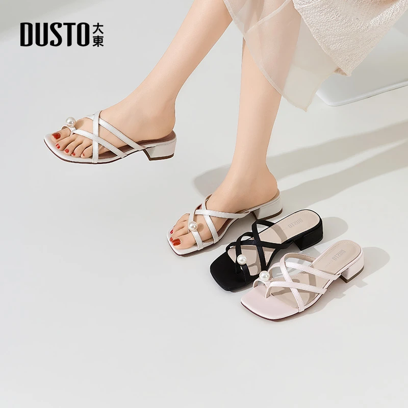 大东休闲度假外穿凉拖夏季爆款百搭套趾拖鞋罗马风气质鞋子女0623