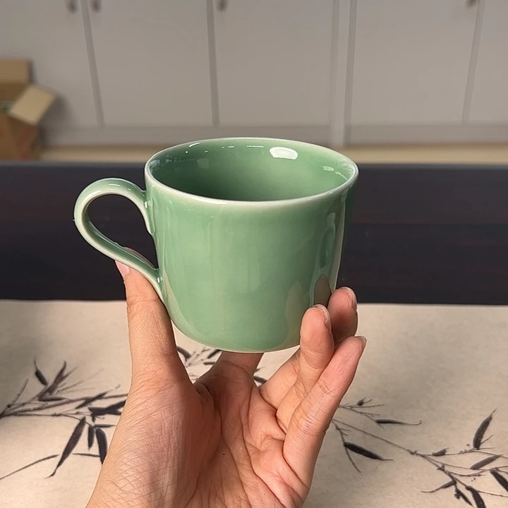 龙泉云间青瓷小米茶器