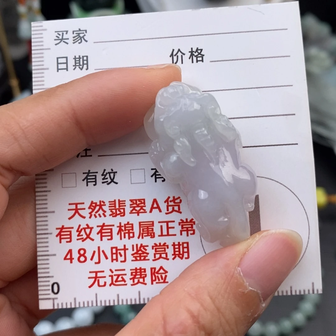 翡翠未镶嵌颈饰貔貅