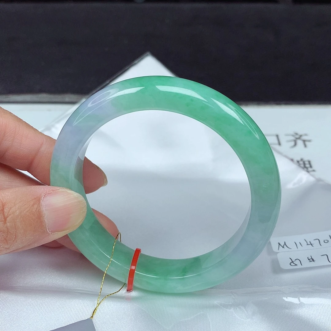 未镶嵌手镯翡翠57圈4705